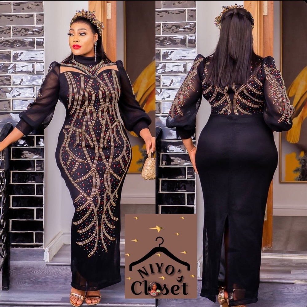 Turkey Maxi long sleeves luxury dress